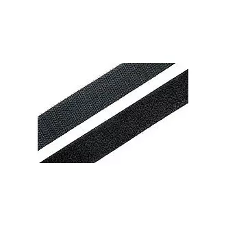 Oboustranný suchý zip Solarix,šířka 10mm,25m,černý