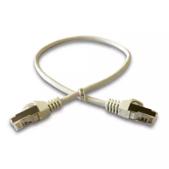 DATACOM Patch cord S/FTP CAT6A 0,5m šedý DATACOM Patch cord S/FTP CAT6A 0,5m šedý