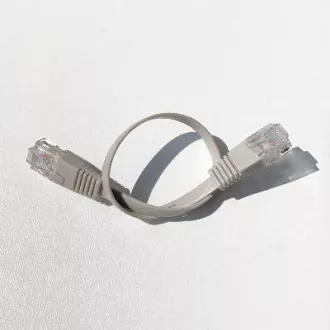 DATACOM Patch cord UTP CAT6 0,25m šedý FLAT plochý DATACOM Patch cord UTP CAT6 0,25m šedý FLAT plochý