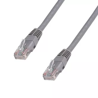 DATACOM Patch cord UTP CAT6 0,25m šedý DATACOM Patch cord UTP CAT6 0,25m šedý