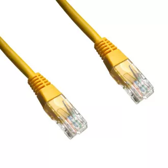DATACOM Patch cord UTP Cat6 3m žlutý DATACOM Patch cord UTP Cat6 3m žlutý