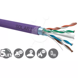 Instalační kabel Solarix CAT6 FTP LSOH Dca-s2,d2,a1 500m/cívka SXKD-6-FTP-LSOH Instalační kabel Solarix CAT6 FTP LSOH Dca-s2,d2,a1 500m/cívka SXKD-6-FTP-LSOH