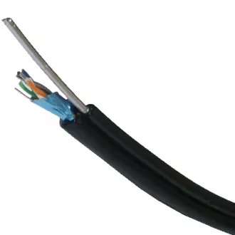 DATACOM FTP drát Cat5e 100m samonosný OUTDOOR blk DATACOM FTP drát Cat5e 100m samonosný OUTDOOR blk