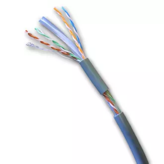 DATACOM UTP flex,Cat6 PVC,šedý,100m,lanko DATACOM UTP flex,Cat6 PVC,šedý,100m,lanko