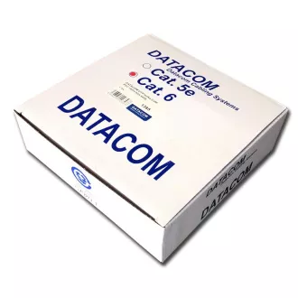 DATACOM UTP flex,Cat6 PVC,šedý,100m,lanko DATACOM UTP flex,Cat6 PVC,šedý,100m,lanko