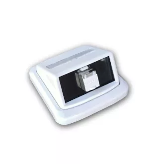 Jednozásuvka ABB TANGO 1xRJ45 cat6A STP bílá Jednozásuvka ABB TANGO 1xRJ45 cat6A STP bílá