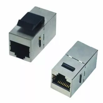 DATACOM Spojka panel STP 2 x RJ45 (8p8c) Cat6,přímá,plast DATACOM Spojka panel STP 2 x RJ45 (8p8c) Cat6,přímá,plast