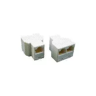 DATACOM Dvojspojka 3x RJ45 8p8c Cat5E (3 x Female) DATACOM Dvojspojka 3x RJ45 8p8c Cat5E (3 x Female)