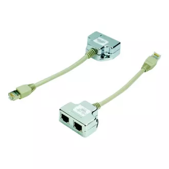 DATACOM "Y" adaptér STP CAT5E PC / PC+TEL DATACOM "Y" adaptér STP CAT5E PC / PC+TEL