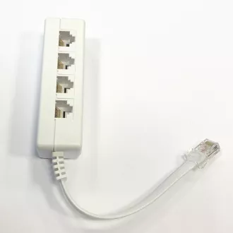 DATACOM Rozčtverka UTP CAT3 4xRJ45 (8p2c-1M/4F) DATACOM Rozčtverka UTP CAT3 4xRJ45 (8p2c-1M/4F)