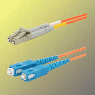 Optický patchkabel duplex LC-SC 50/125 µm MM,3m, OM2 Optický patchkabel duplex LC-SC 50/125 µm MM,3m, OM2