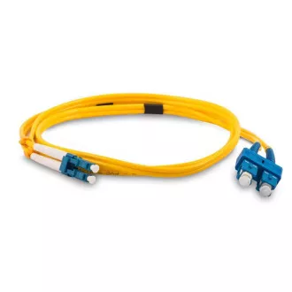 Optický patch kabel duplex LC-SC 50/125 MM 20m OM3 Optický patch kabel duplex LC-SC 50/125 MM 20m OM3