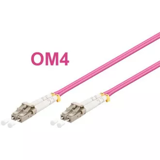 Optický patch kabel duplex LC-LC 50/125 MM 5m OM4 Optický patch kabel duplex LC-LC 50/125 MM 5m OM4