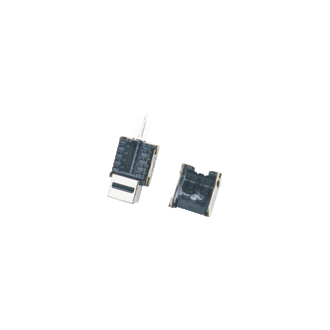 DATACOM Keystone CAT6 STP silver dual-mini DATACOM Keystone CAT6 STP silver dual-mini