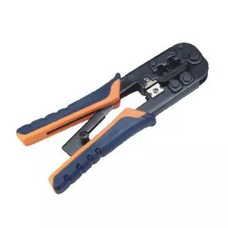 DATACOM Konektorovací nástroj 6P+8P račna - rukojeť OR/BL DATACOM Konektorovací nástroj 6P+8P račna - rukojeť OR/BL