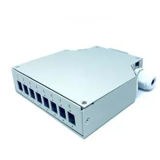 Optický box 8C na DIN lištu 8xSC Simplex Optický box 8C na DIN lištu 8xSC Simplex
