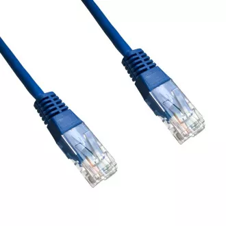 DATACOM patch cord UTP cat5e 0,25M modrý DATACOM patch cord UTP cat5e 0,25M modrý