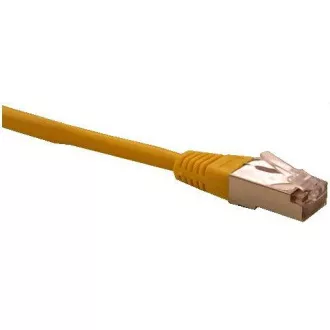 Patch cord FTP cat5e 0,25M žlutý Patch cord FTP cat5e 0,25M žlutý