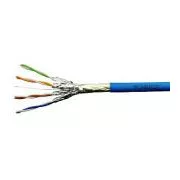 Kabel F/FTP Cat.6a 500 MHz 4x2xAWG23, LS0H modrý, Dca, 500m