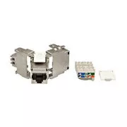 Keystone modul RJ45 stíněný, 10 Gb, třída Ea, 4PPoE