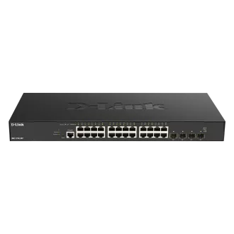 D-Link DXS-1210-28T 24 x 10G Base-T ports + 4 x 10G/25G SFP28 ports Smart Managed Switch D-Link DXS-1210-28T 24 x 10G Base-T ports + 4 x 10G/25G SFP28 ports Smart Managed Switch