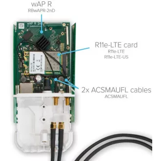 MikroTik Pigtail ACSMAUFL 15cm, U.FL - SMA Female MikroTik Pigtail ACSMAUFL 15cm, U.FL - SMA Female
