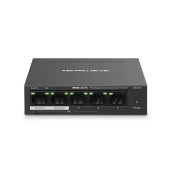 Mercusys MS105GP 5xGb destop switch 4xPoE+ Mercusys MS105GP 5xGb destop switch 4xPoE+