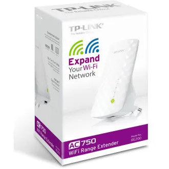 TP-Link RE200 AC750 Dual Band Wifi Range Extender/AP, 3 interní antény,1x10/100 RJ45, power schedule TP-Link RE200 AC750 Dual Band Wifi Range Extender/AP, 3 interní antény,1x10/100 RJ45, power schedule