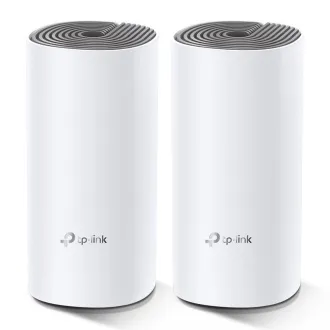 TP-Link AC1200 Whole-home Mesh WiFi System Deco E4(2-pack), 2x10/100 RJ45 TP-Link AC1200 Whole-home Mesh WiFi System Deco E4(2-pack), 2x10/100 RJ45