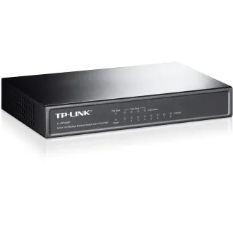 TP-Link TL-SF1008P 8x10/100 (4xPOE) 66W Desktop kovový CCTV Switch TP-Link TL-SF1008P 8x10/100 (4xPOE) 66W Desktop kovový CCTV Switch