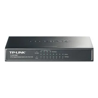 TP-Link TL-SG1008P 8xGB (4xPOE) 64W Desktop fanless Switch TP-Link TL-SG1008P 8xGB (4xPOE) 64W Desktop fanless Switch