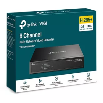 VIGI NVR1008H-8MP 8 Channel PoE Network Video Recorder VIGI NVR1008H-8MP 8 Channel PoE Network Video Recorder