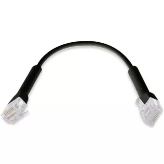 Ubiquiti Ethernet Patch Kabel, 0,22m, Cat6, černý Ubiquiti Ethernet Patch Kabel, 0,22m, Cat6, černý