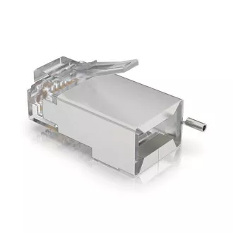Ubiquiti UISP-Connector-SHD - STP RJ45 konektor, Cat5, 8p8c, drát, pozlacený, AWG24 (100ks)