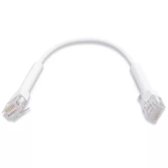 Ubiquiti U-Cable-PATCH-RJ45,Eth Patch Kabel, 0,1m (0,22m s konektory), Cat6, bílý Ubiquiti U-Cable-PATCH-RJ45,Eth Patch Kabel, 0,1m (0,22m s konektory), Cat6, bílý