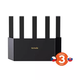Tenda TX2L Pro AX1500 WiFi 6 Mesh Router, 1x GWAN, 3x GLAN, IPv6, 5x 6dBi anténa, WPA3, CZ App Tenda TX2L Pro AX1500 WiFi 6 Mesh Router, 1x GWAN, 3x GLAN, IPv6, 5x 6dBi anténa, WPA3, CZ App