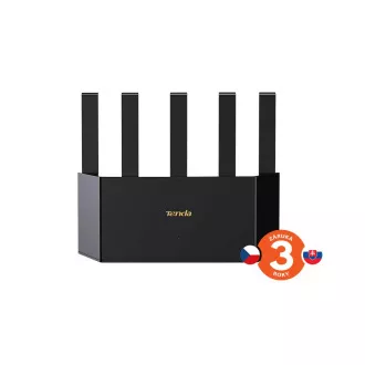 Tenda TX2L Pro AX1500 WiFi 6 Mesh Router, 1x GWAN, 3x GLAN, IPv6, 5x 6dBi anténa, WPA3, CZ App Tenda TX2L Pro AX1500 WiFi 6 Mesh Router, 1x GWAN, 3x GLAN, IPv6, 5x 6dBi anténa, WPA3, CZ App
