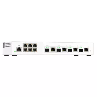 QNAP řízený switch QSW-M2106-4C (6x 2,5GbE RJ45 a 4x kombinované 10GbE SFP+ / 10GbE RJ-45) QNAP řízený switch QSW-M2106-4C (6x 2,5GbE RJ45 a 4x kombinované 10GbE SFP+ / 10GbE RJ-45)