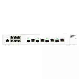 QNAP řízený switch QSW-M2106-4C (6x 2,5GbE RJ45 a 4x kombinované 10GbE SFP+ / 10GbE RJ-45) QNAP řízený switch QSW-M2106-4C (6x 2,5GbE RJ45 a 4x kombinované 10GbE SFP+ / 10GbE RJ-45)