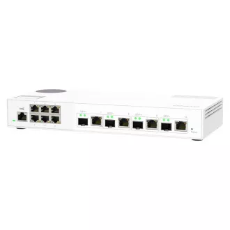 QNAP řízený switch QSW-M2106-4C (6x 2,5GbE RJ45 a 4x kombinované 10GbE SFP+ / 10GbE RJ-45) QNAP řízený switch QSW-M2106-4C (6x 2,5GbE RJ45 a 4x kombinované 10GbE SFP+ / 10GbE RJ-45)