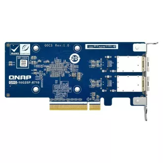 QNAP QXG-10G2SF-X710 - 2x 10GbE SFP+, PCIe Gen3 x8 QNAP QXG-10G2SF-X710 - 2x 10GbE SFP+, PCIe Gen3 x8