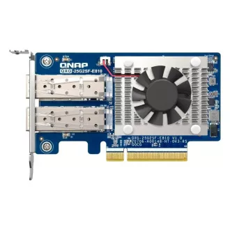 QNAP QXG-25G2SF-E810 - 2x 25GbE SFP28,PCIe Gen3 x8 QNAP QXG-25G2SF-E810 - 2x 25GbE SFP28,PCIe Gen3 x8