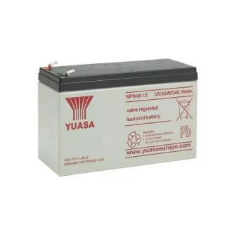 Baterie YUASA NPW45-12 (12V; 45W/čl.; 9Ah; faston F2) Baterie YUASA NPW45-12 (12V; 45W/čl.; 9Ah; faston F2)