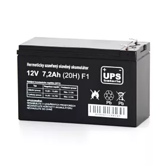 UPS baterie 12V 7,2Ah F1 UPS baterie 12V 7,2Ah F1