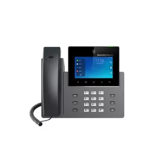 Grandstream GXV3450 SIP video telefon, 5"IPS bar.dot.displ., 16 SIP účty, Android11, WiFi, BT, PoE+ Grandstream GXV3450 SIP video telefon, 5"IPS bar.dot.displ., 16 SIP účty, Android11, WiFi, BT, PoE+