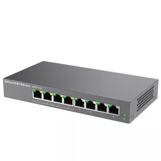 Grandstream GWN7711P Layer 2 Lite managed switch, 8 portů, 4x PoE/PoE+ Grandstream GWN7711P Layer 2 Lite managed switch, 8 portů, 4x PoE/PoE+