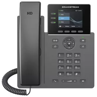 Grandstream GRP2611G SIP telefon, 3 účty, PoE, 12BLF klíčů, gigabit port Grandstream GRP2611G SIP telefon, 3 účty, PoE, 12BLF klíčů, gigabit port