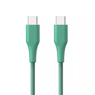 ER POWER kabel USB-C/C GRS 60W 120cm zelený ER POWER kabel USB-C/C GRS 60W 120cm zelený