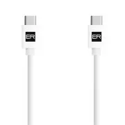 ER POWER kabel USB-C/C 3A 60W 120cm bílý