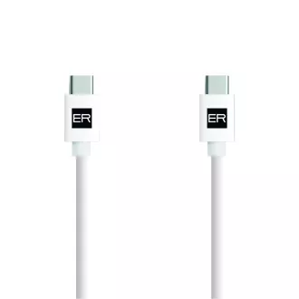 ER POWER kabel USB-C/C 3A 60W 200cm bílý ER POWER kabel USB-C/C 3A 60W 200cm bílý